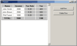 Spreadsheet Demo