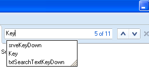 List of suggestions in TSRVEdit