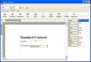 Standard components in ScaleRichView