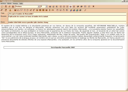 Article Editor