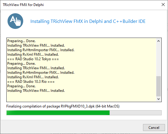 Installation is in progress... Installation is in progress...